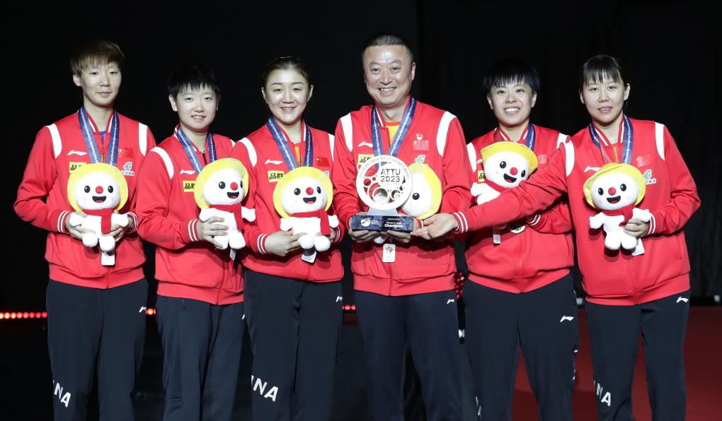 中国乒乓球女队名单图片